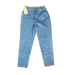 Vintage Wrangler Jeans Womens 12 Short Tapered Elastic Side High Rise Relaxed